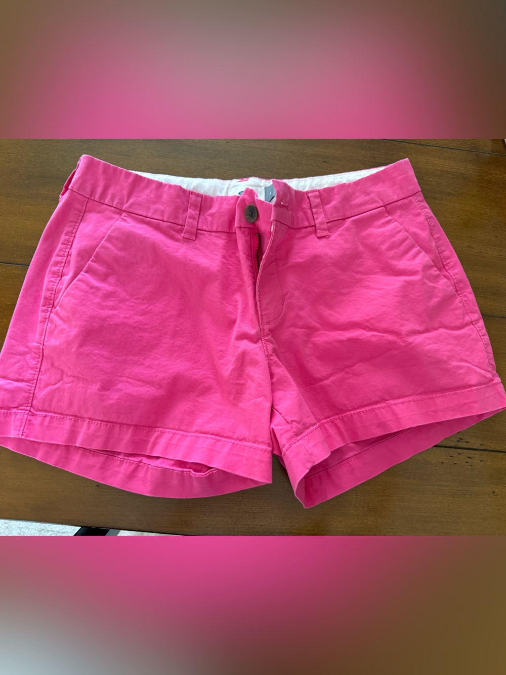 Pink shorts